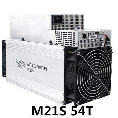 Verwendeter Handasic Whatsminer M21S 54. 3240W SHA256 zweites Microbt-Bergmann