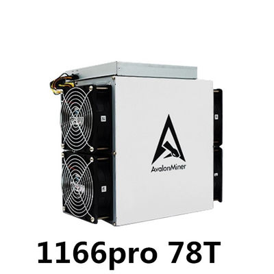 Pro-75T Avalon Bitcoin Miner ASIC 78T 3276W BTC Bergwerksmaschine Canaan A1166